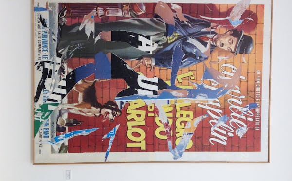 OPERE DI MIMMO ROTELLA PRESSO IL NOTAIO ROCCO GUGLIELMO