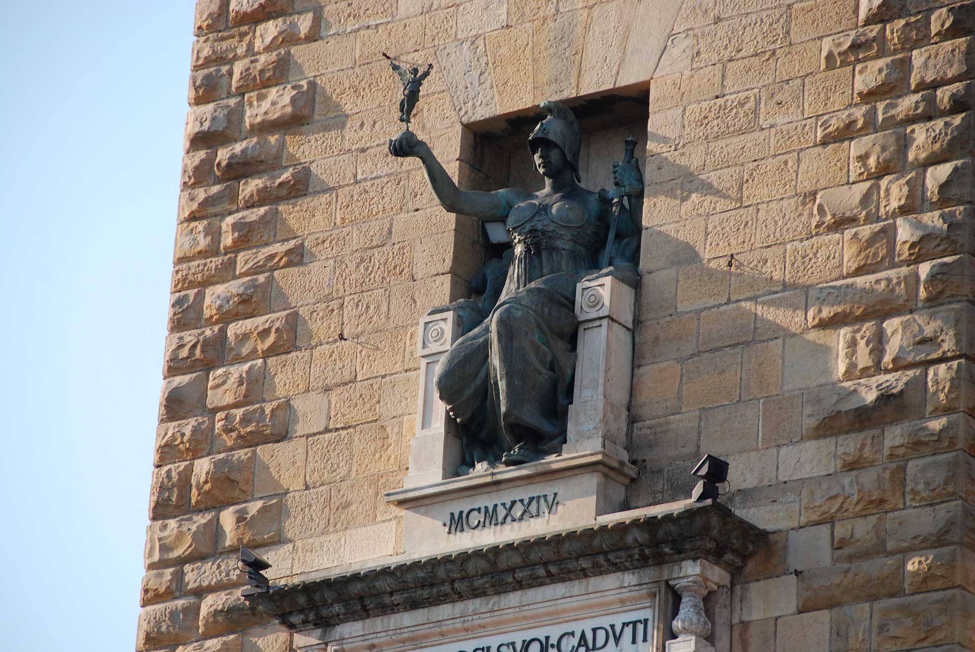 Italia Vittoriosa, dettaglio Torre dei Caduti - Museo delle Storie di Bergamo