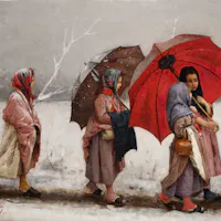 Quanto sa di sale lo pane altrui, olio su tela 61 x 75 cm Quanto sa di sale lo pane altrui, olio su tela 61 x 75 cm