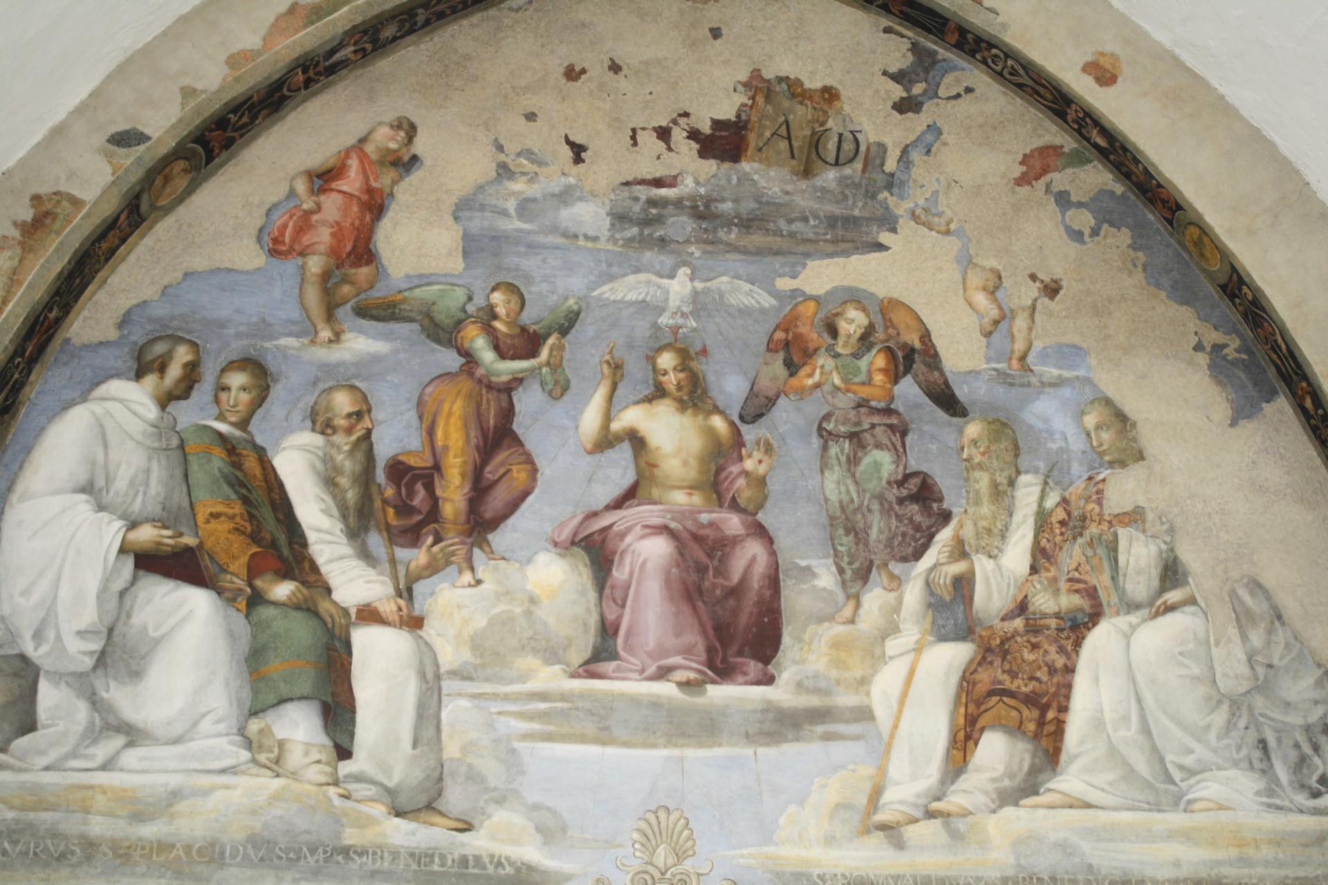 Affresco Raffaello, Cappella San Severo, Perugia