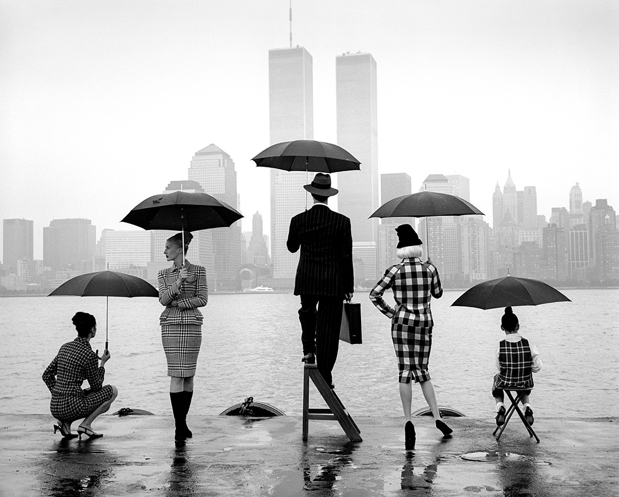 Skyline, Hudson River, New York, 1995