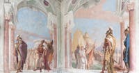 Affresco Achille e Agamennone, Villa Valmarana ai Nani