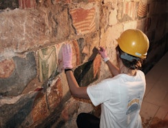 Restauro degli affreschi, ABBAZIA DI SANTA MARIA DI CERRATE, LECCE (LE ) 