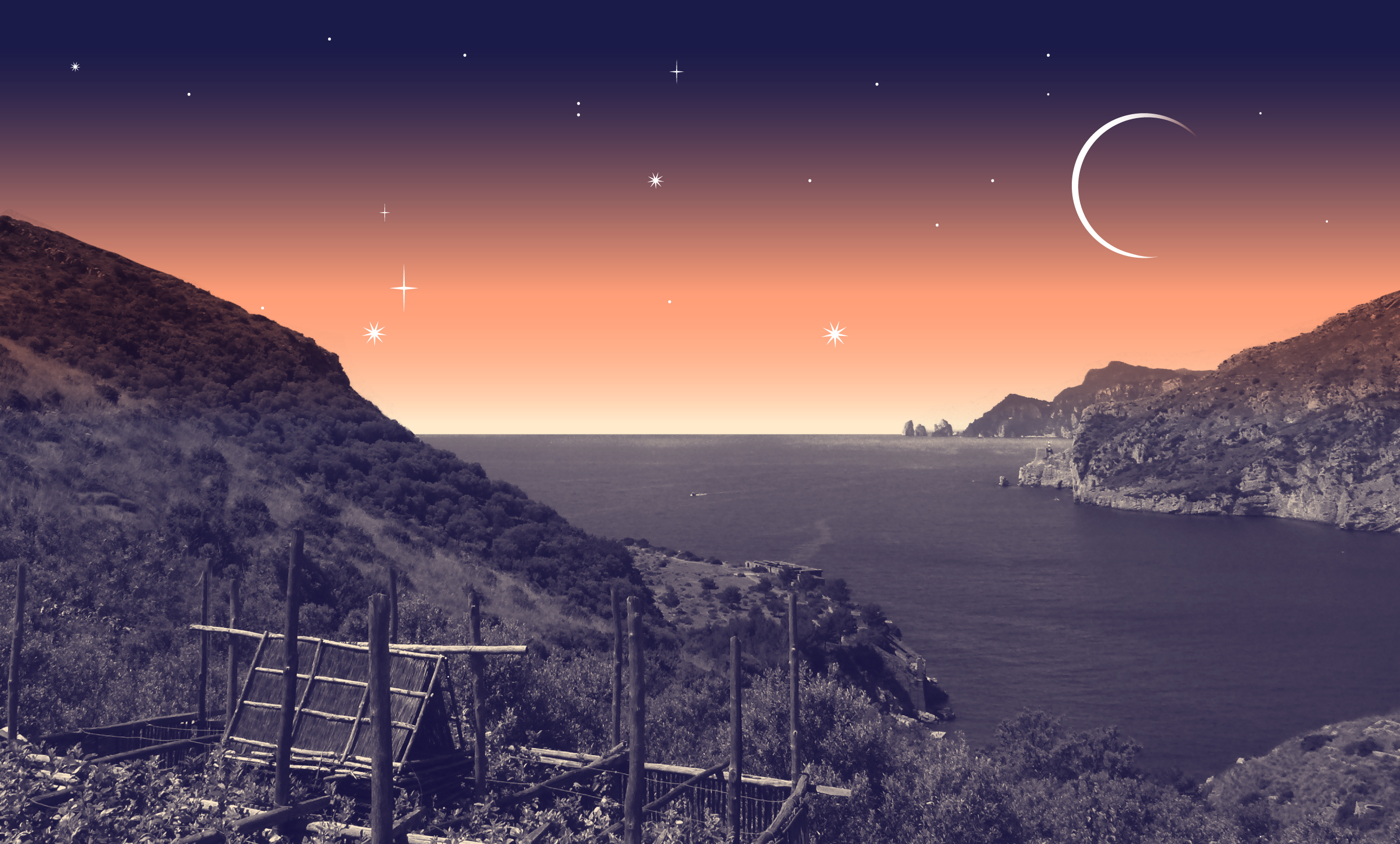 Trekking al tramonto