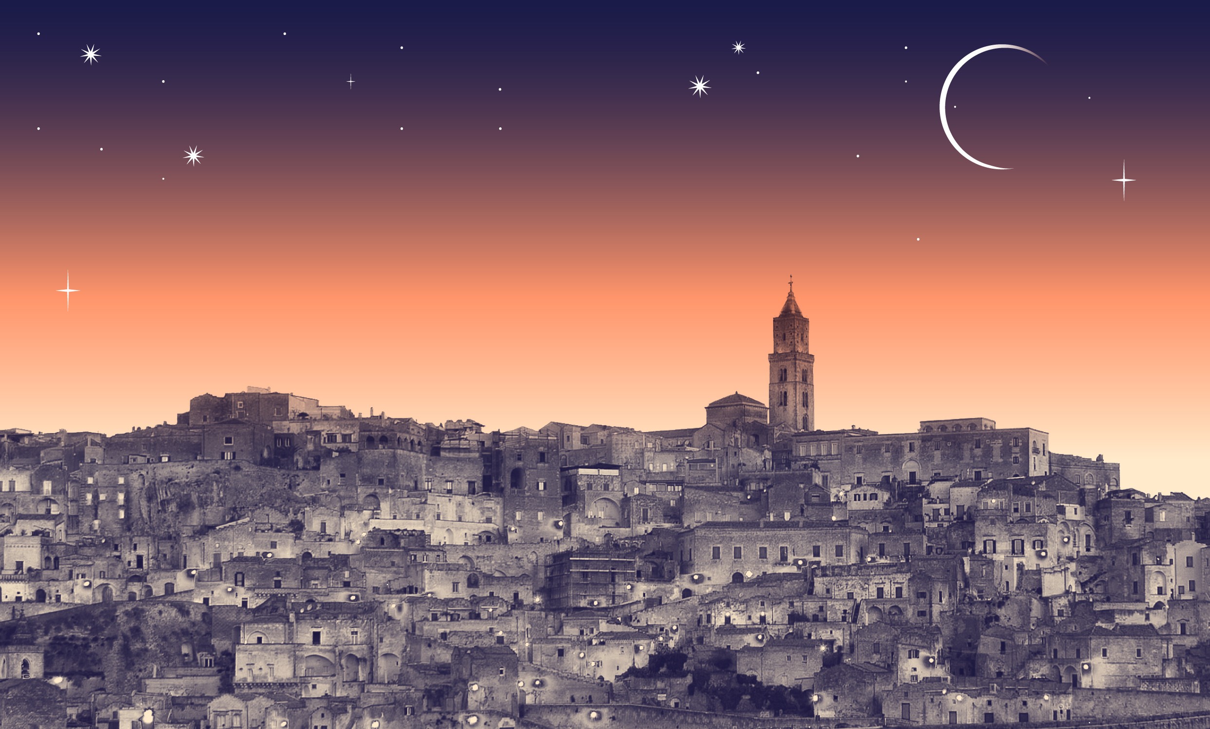 Trekking nel Parco della Murgia al tramonto