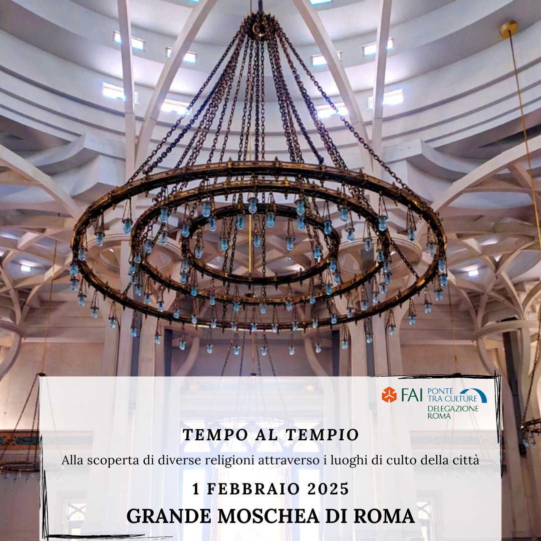 Tempo al Tempio:  alla scoperta di diverse religioni attraverso i luoghi di culto della città