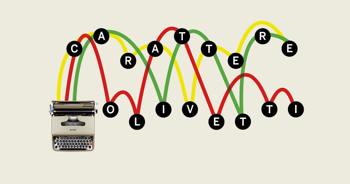 Carattere Olivetti