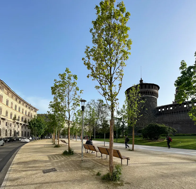 Foro Buonaparte e i suoi edifici eclettici Foro Buonaparte e i suoi edifici eclettici