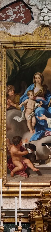 GAETANO LAPIS E LA CAGLI BAROCCA | ph. FAI | © FAI - Fondo Ambiente Italiano Altare Maggiore con Lapis - Chiesa di S. Nicolò, GAETANO LAPIS E LA CAGLI BAROCCA, PALAZZO BERARDI MOCHI-ZAMPEROLI, CAGLI, PESARO E URBINO
