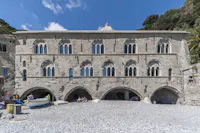 Facciata, ABBAZIA DI SAN FRUTTUOSO, CAMOGLI, GENOVA