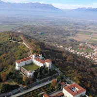 CASTELLO E PARCO DI MASINO | ph. © Franco Bello Veduta aerea, CASTELLO E PARCO DI MASINO, CARAVINO, TORINO