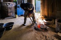 fonderia - fusione in corso