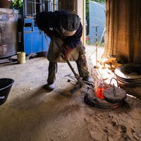 fonderia - fusione in corso fonderia - fusione in corso