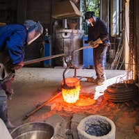fonderia - fusione in corso fonderia - fusione in corso