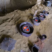 fonderia - fusione in corso fonderia - fusione in corso