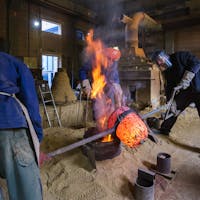 fonderia - fusione in corso fonderia - fusione in corso