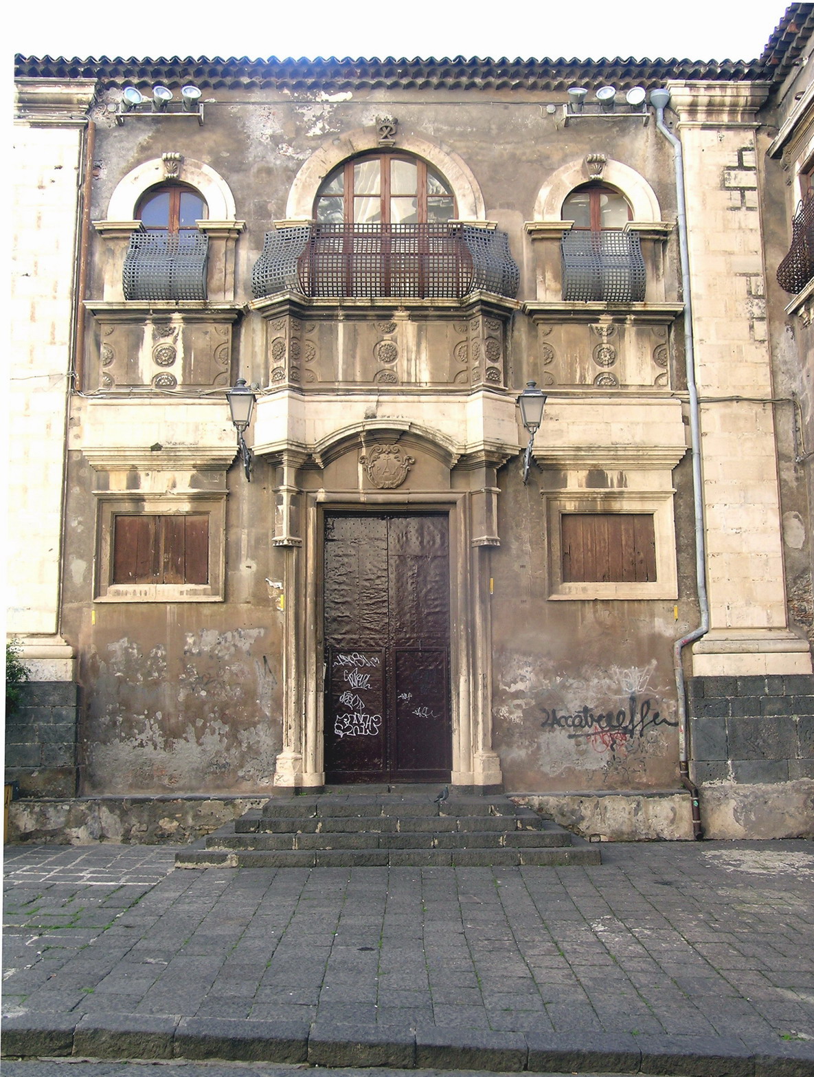 CHIESA DELLA BADIA DI S. GIULIANO E PROSPETTO DEL MONASTERO DI S. BENEDETTO