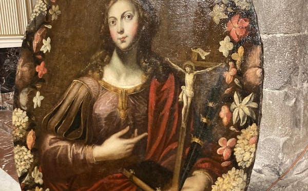 AFFRESCHI DELLO SCIUTI E RITRATTO DI SANTA VENERA