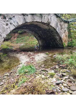 PONTE ROMANO SUL TORRENTE FORADA A BARDIES