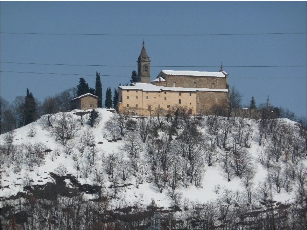 COLLINA CON LA CHIESA DI SANT ALESSANDRO A BISANO