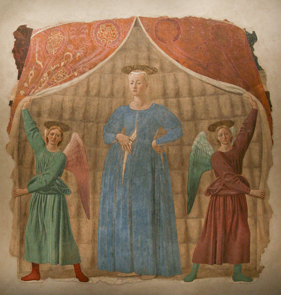 MADONNA DEL PARTO, CAPOLAVORO DI PIERO DELLA FRANCESCA